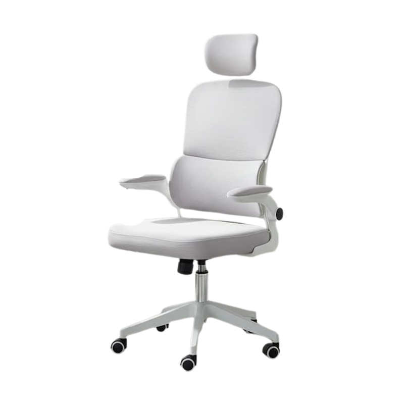 Premium Ergonomic Office Chair White/Grey